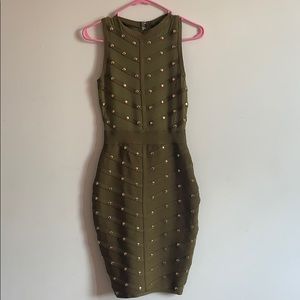 Olive Green Dress